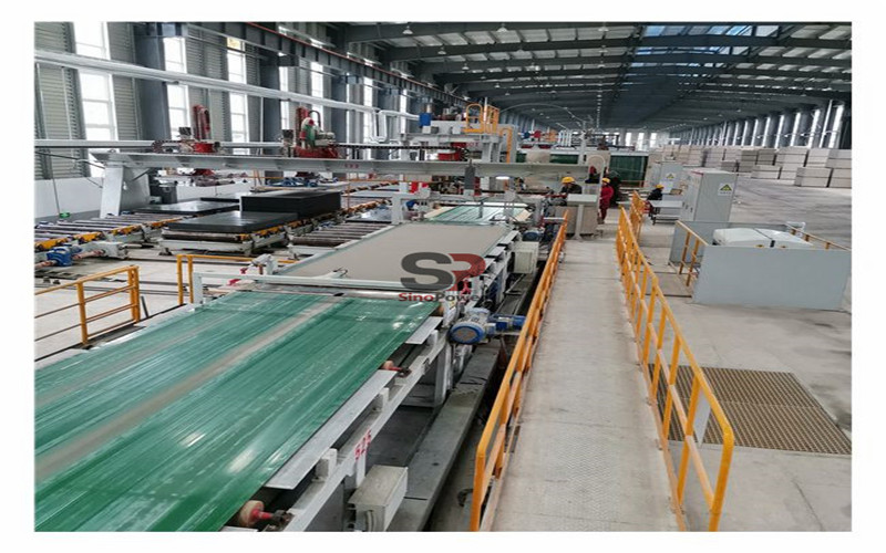 Study on the reuse of sanding powder in fiber cement board / calcium silicate board production line